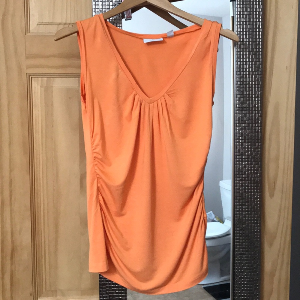 Orange sleeveless